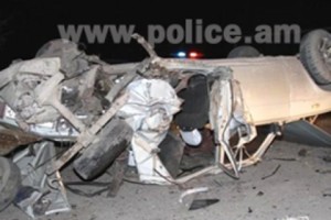 Ավտովթար Նոր Կյանք գյուղում. 1 զոհ, 1 վիրավոր